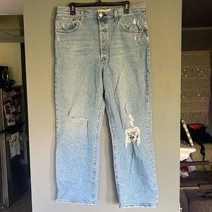 Levi’s ribcage straight ankle jeans size 33 🩵🩵🩵